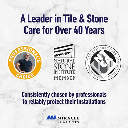 Miracle Sealants Tile & Stone Cleaner Concentrate for Natural Stone, Tile & Grout, Gallon, 4 Pack