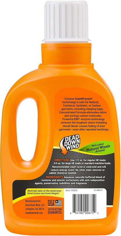 Dead Down Wind Natural Woods Laundry Detergent, 20 oz