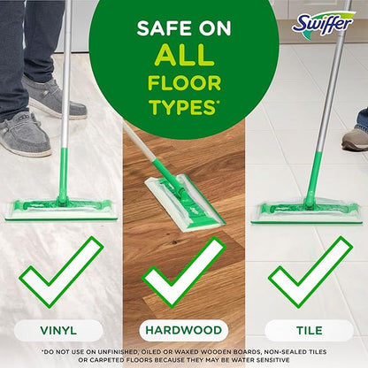 Swiffer Sweeper Heavy Duty Wet Mopping Cloths Multi Surface Refills, Open Window Fresh, 20Count (Pack of 2)