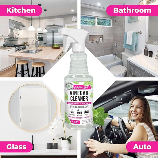 Mighty Mint Vinegar Cleaner, All-Purpose Spray, Spearmint Scent, 16oz