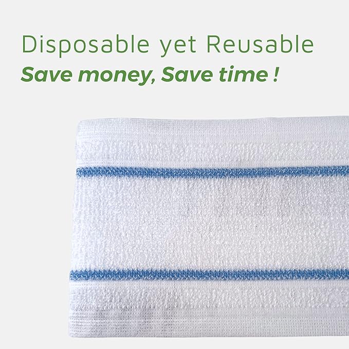 Flammi Semi-Disposable Microfiber Mop Pads Compatible with Shark S1000 S1000A S3250 S3251 S3101 SK410 SK435CO SK460 SK140 SK141, 30 Pack