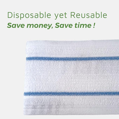 Flammi Semi-Disposable Microfiber Mop Pads Compatible with Shark S1000 S1000A S3250 S3251 S3101 SK410 SK435CO SK460 SK140 SK141, 30 Pack