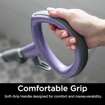 Shark S3501 Steam Pocket Mop Hard Floor Cleaner, With Rectangle Head and 2 Washable Pads, Easy Maneuvering, Quick Drying, Soft-Grip Handle and Powerful Steam, Purple
