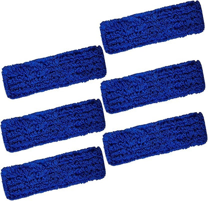 Kleen Handler 24 inch Microfiber Dust Mop | Medium Washable Commercial Mop Head Replacement, Pack of 6