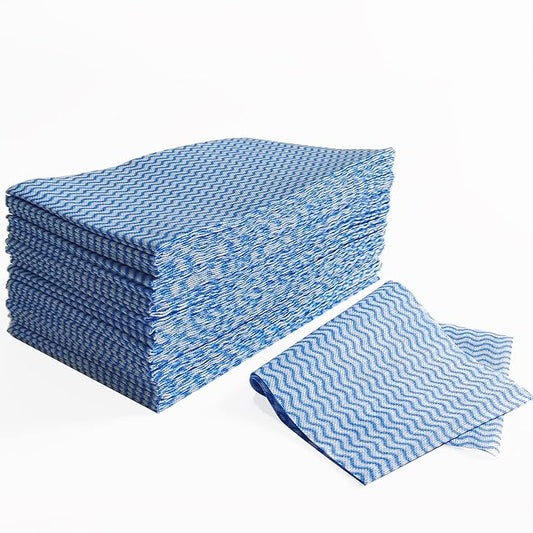 Blue Handi Wipes Disposable Dish Cloths Heavy Duty Kitchen Towels Reusable Cleaning Wipe, 60 Count