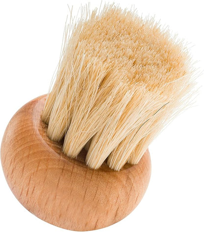 Redecker Mushroom Brush Set, Oiled Beechwood Handles, Natural Pig and Horsehair Bristles, Gently and Thoroughly Clean Mushrooms Without Water, Made in Germany