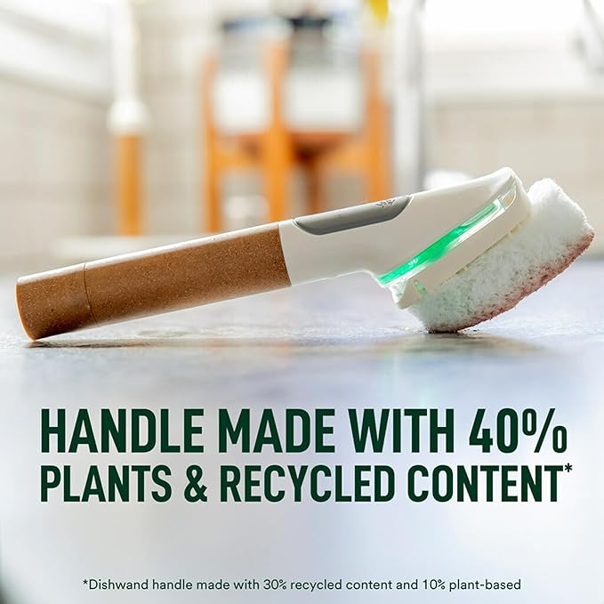 Scotch-Brite Greener Clean Non-Scratch Soap Control Dishwand with 3 Refills