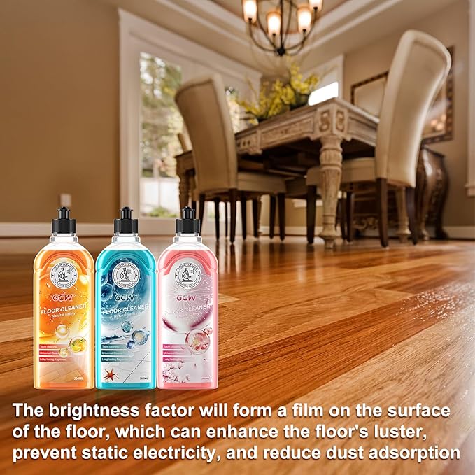 Floor Cleaner & All-Purpose Cleaner Plant-Based and Biodegradable Formula Kitchen, Floor, Bathroom and Surface Cleaning Product for Home, Orange Scent, 33.8 Fluid Ounces (Orange)