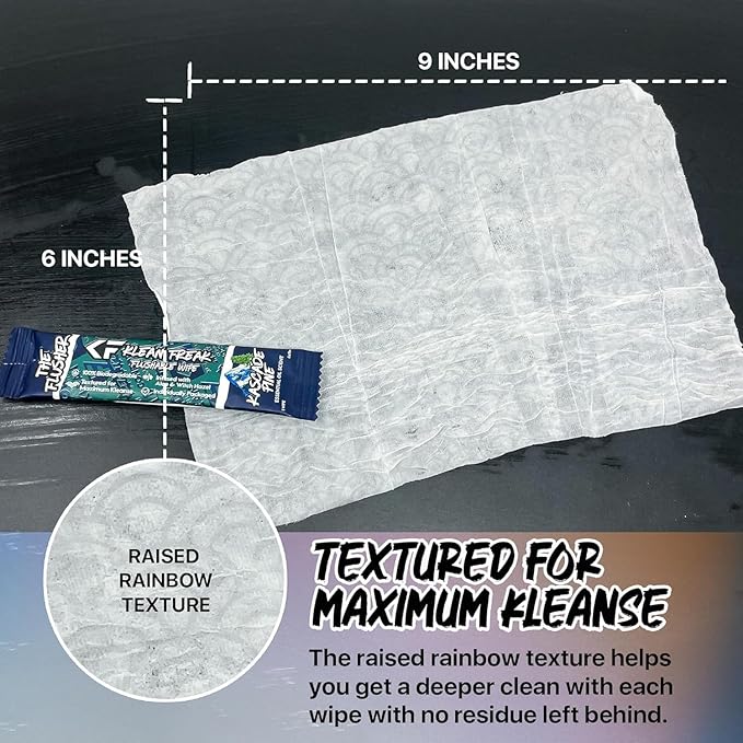 THE KLEAN FREAK FLUSHER - Flushable Wipes For Adults & Kids Unscented/Scented - 100% BIODEGRADABLE Individual Wrapped Travel WET Wipe for Toilet - Soothing Aloe & Witch Hazel - Alcohol Free 20 Pack