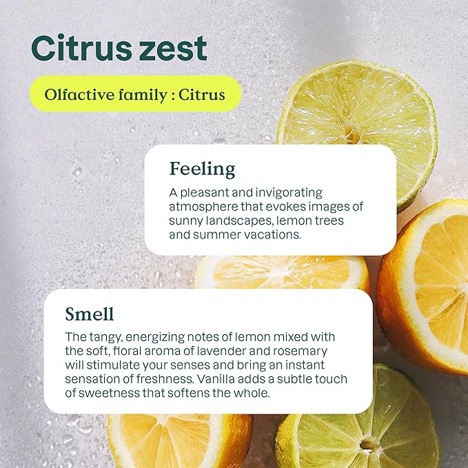 ATTITUDE Bathroom Cleaner, EWG Verified, Plant- and Mineral-Based Ingredients, Vegan Household Products, Citrus Zest, Bulk Refill, 135.26 Fl Oz (Pack of 2)
