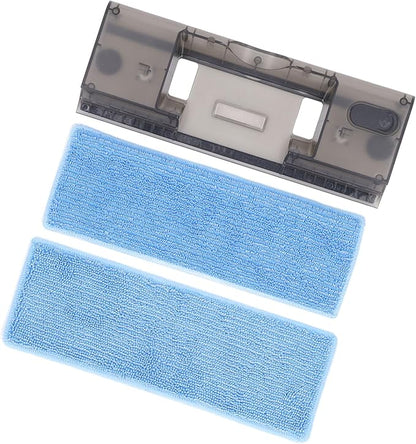 Vacuum Cleaner Replacement Water Tank, ABS Stable Performance Vacuum Cleaner Parts Efficient Easy Installation with 2 Mop Pads for Vacuum Cleaner