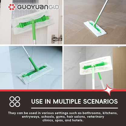 Sweeper Dry Mop Refills Compatible with Most of Flat Mop Disposable Dusting Cloths for Floor Mopping and Cleaning,11.81x8.66inch,120Counts