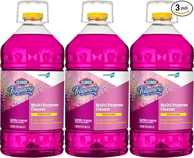 CloroxPro Fraganzia Multi-Purpose Cleaner, Spring Scent, 175 Fluid Ounces (Package May Vary)