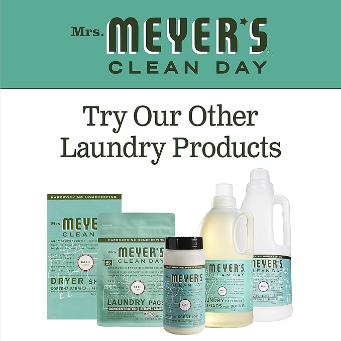 Mrs. Meyer's Clean Day Fabric Softener - Basil - 32 oz