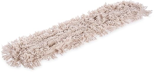 SPARTA Flo-Pac Dust Mop Tie Back for Cleaning, 36 X 5 Inches, Tan, (Pack of 12)