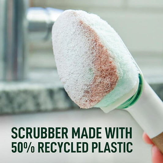 Scotch-Brite Greener Clean Non-Scratch Soap Control Dishwand with 3 Refills