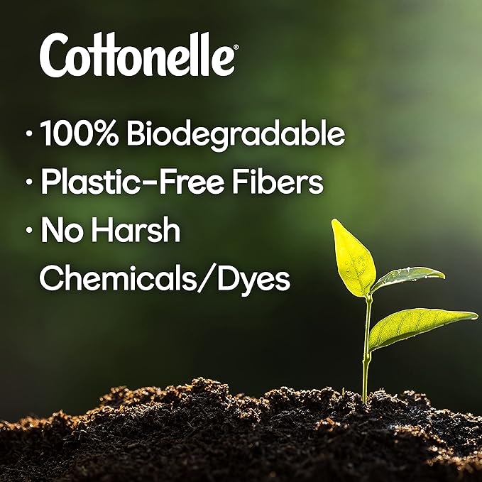 Cottonelle Flushable Wipes, 24 Individually Wrapped Packs, 14 Wipes Each Pack (336 Wipes Total)