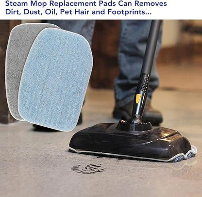 GreeSuit MC1375/MC1385 Microfiber Steam Mop Pads: Compatible with McCulloch MC1375, MC1385 Steam Cleaners, Replaces Mop Pad Model: A1375-100/101 (4 Pack)
