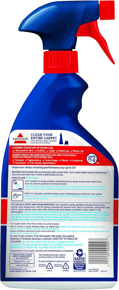 Bissell Tough Oxy Stain Pretreat Formula, 22 Fl Oz, Pack of 2