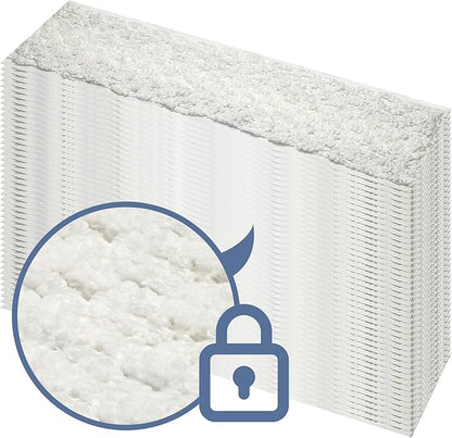 30 Count 18 Inch Fluffy Mop Pads Refills Compatible with Bona and All 16''-18'' Flat Mop, Heavy-Duty Mop Pad Replacement for Floor Cleaning (for Daily use)