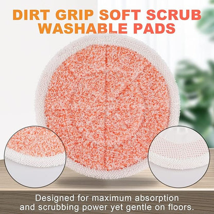 S7001 Pads for Shark steam Scrub - Pads for Shark S7001 s7000 s7000amz s7001tgt s7201 s7020 s7000c s8201 s8001 Series Steam Mop,Steam&Scrub Sanitize,All in One,Floor Steamer,Spin Mop Replacement Pads
