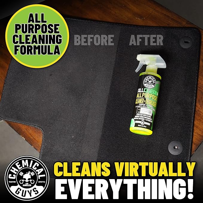 Chemical Guys CLD_101 All Clean+ Citrus-Based All Purpose Super Cleaner, Safe for Cars, Trucks, SUVs, Motorcycles, RVs & More, 128 fl oz (1 Gallon), Citrus Scent