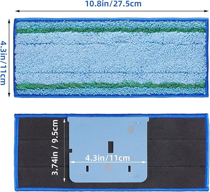 4 Pack Mop Pad for iRobot Braava Jet M6 Ultimate Robot Mop, Upgraded M6 Wet Mopping Pad, Washable Microfiber Replacement Cleaning Pad