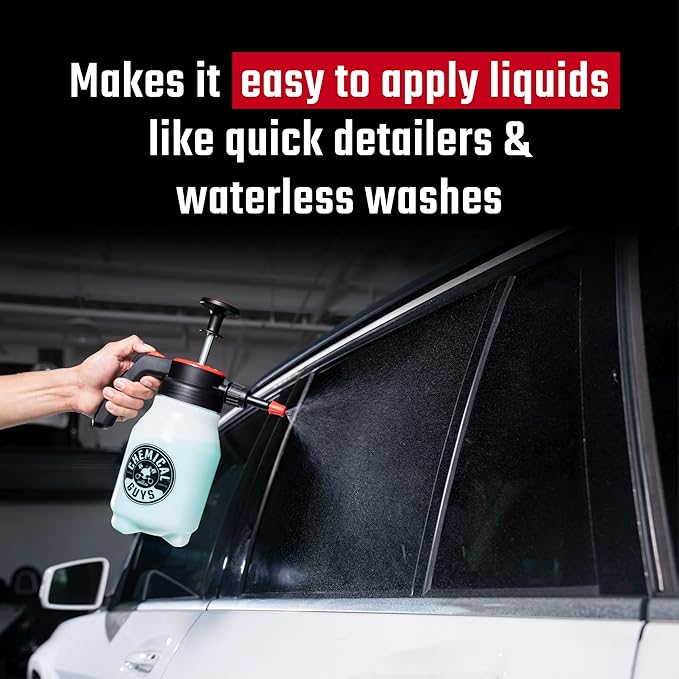 Chemical Guys ACC503 Mr. Sprayer Full Function Pressure Atomizer & Pump Sprayer for Home, Garden and Car Detailing & Washing (50 oz Bottle)