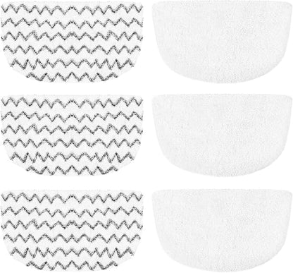 6 Pack Washable Steam Mop Pads Replacement for Bissell Powerfresh 1940 Series, 1544A, 2075A, 1440, 1940W, 19404, 1806, 1940A, 5938, 19408, 1940Q