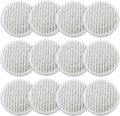 12 Pack S8201 Replacement Steam Mop Pads for Shark S7001 S8001 S7201 S7000AMZ S7000 S7005 S7020 S7001C S7000C Steam Mop, Steam & Scrub All-in-One Scrubbing Mop Pads, for Model XKITP7000