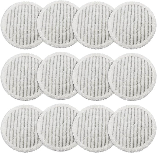 12 Pack S8201 Replacement Steam Mop Pads for Shark S7001 S8001 S7201 S7000AMZ S7000 S7005 S7020 S7001C S7000C Steam Mop, Steam & Scrub All-in-One Scrubbing Mop Pads, for Model XKITP7000