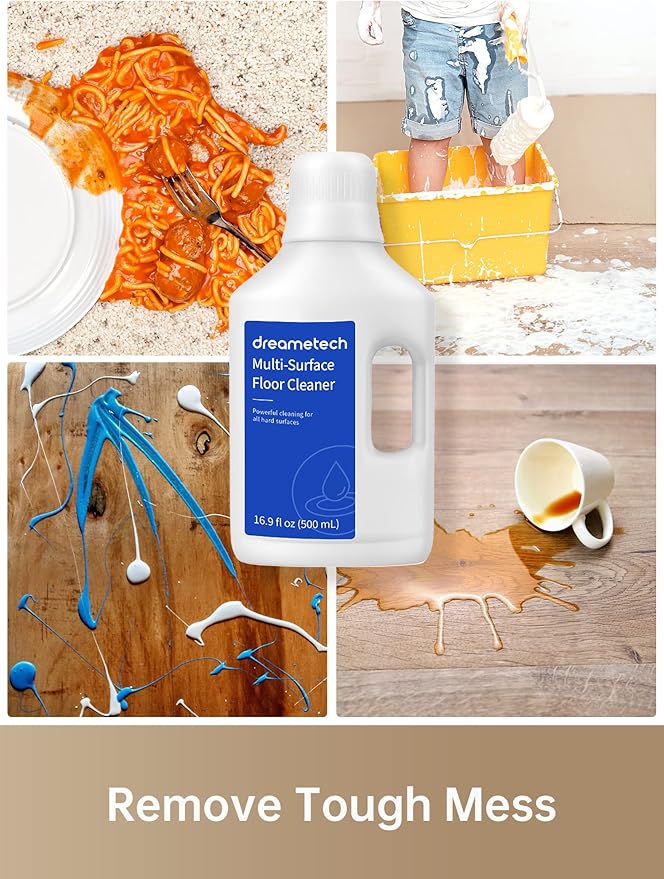 dreame Cleaning Solution Compatible with H12 PRO/G10 Pro/H13 PRO/H12S/H12 Pro FlexReach/H12 Dual/G10 Combo/G10/K10/K10 Plus Wet Dry Vacuum Cleaner (16.9 OZ)