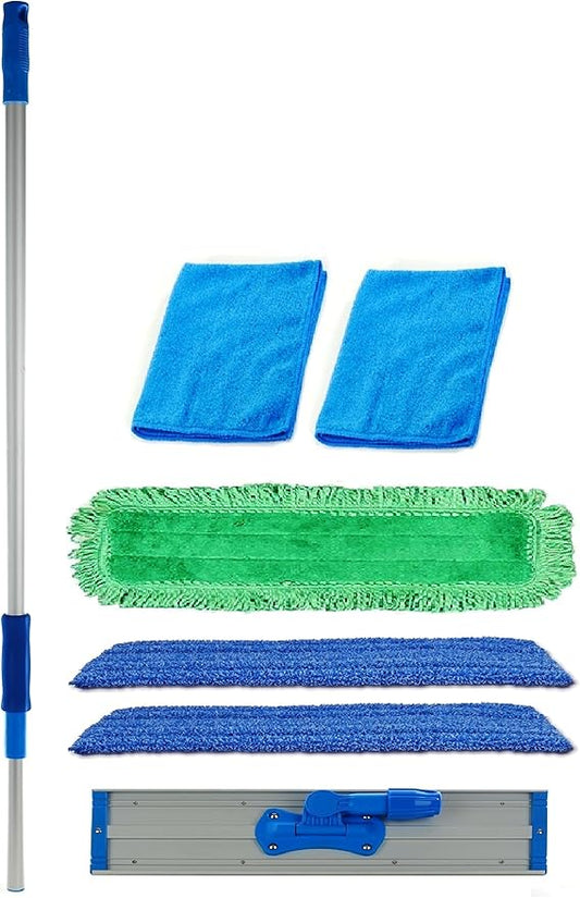 Real Clean 24 inch Commercial Microfiber Mop Kit