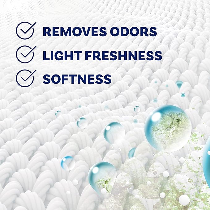 Downy RINSE & REFRESH Laundry Odor Remover and Fabric Softener, Fresh Lavender, 48 fl oz, Safe on ALL Fabrics, Gentle on Skin, HE Compatible