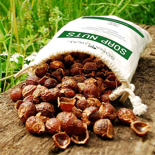 SoNatural Organic Soap Nuts Deseeded 1kg/2.2lbs (330 loads) With 1 Wash Bag, Eco-friendly Soap Nuts Laundry Detergent Highly Effective, Non-toxic, Chemical & Fragrance-free Organic Soap Berries