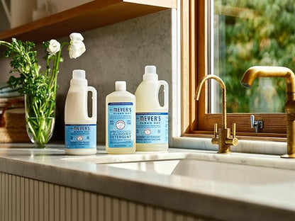 MRS. MEYER'S CLEAN DAY Ultra Concentrated Laundry Detergent, Rain Water Scent, 24.3 fl oz
