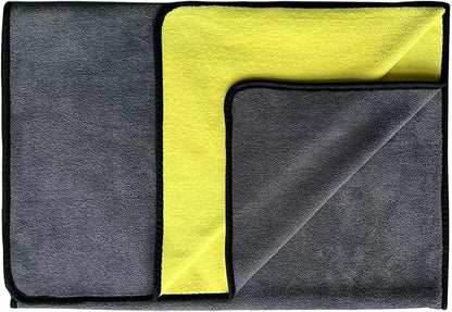 Microfiber Cleaning Cloth, Reusable and Lint-Free Cleaning Cloths for Car Wash, Detailing, Pet Drying, and Home Cleaning Supplies, Pack of 10 (1-Pack 23.6" x63)