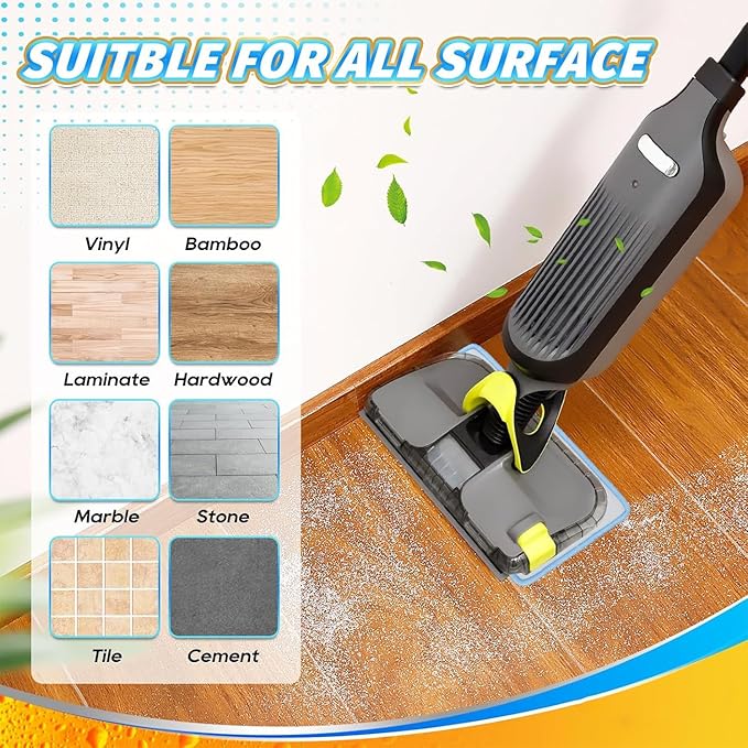 Reusable Vacmop Replacement Pads Compatible with Shark Vac Mop VM252 VM251 VM200 VC205 VM250 VM200 VM200C VM190 VM250 QM250 VM190 VM200P12 Vacuum Mop Refills（1set）