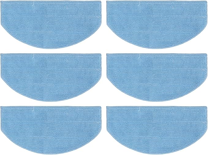 Consumable Accessories Parts for Tikom G8000 G8000 Pro for Laresar Evol 3, 10PCS Vacuum Mop Cloth Pads Reusable Soft Microfiber Mop Cloth Washable Robot Vacuum Mop Wipes