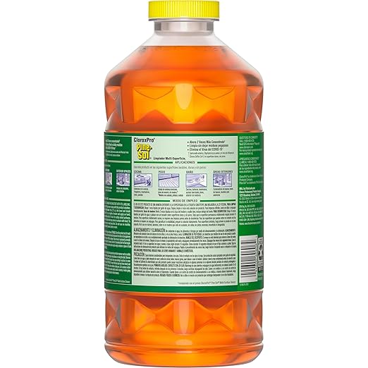 Pine-Sol Multi-Surface Cleaner, CloroxPro, 2x Concentrated Formula, All-Purpose Cleaner, Original Pine, 80 Fl Oz, Pack of 3
