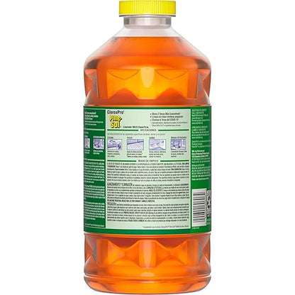 Pine-Sol Multi-Surface Cleaner, CloroxPro, 2x Concentrated Formula, All-Purpose Cleaner, Original Pine, 80 Fl Oz, Pack of 3