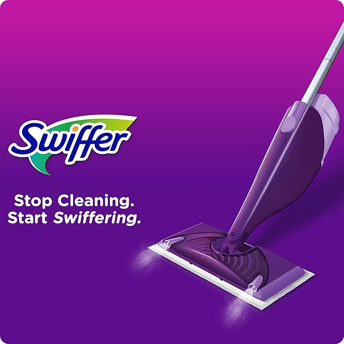 Swiffer WetJet Mops for Floor Cleaning, Hardwood Floor Cleaner Spray Mop Pad Refill, 20 Count