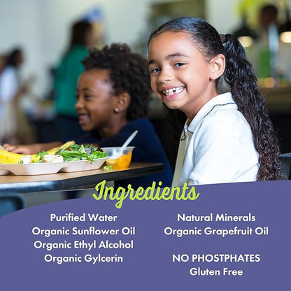 Fit Organic 32 Oz Soaker Produce Wash, Fruit and Vegetable Wash and Pesticide/Wax Remover