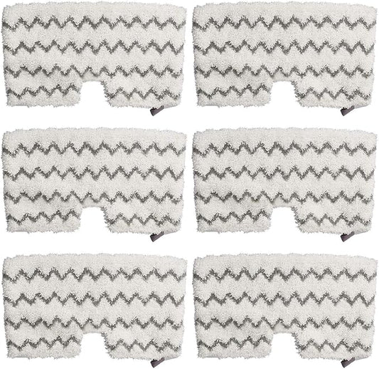 Extolife 6 Pack Steam Mop Pads Replacement for Shark Steam Pocket Mops S3501 S3601 S3550 S3801 S3901 S3601D S3801CO S3901D S3455K S2902 SE450