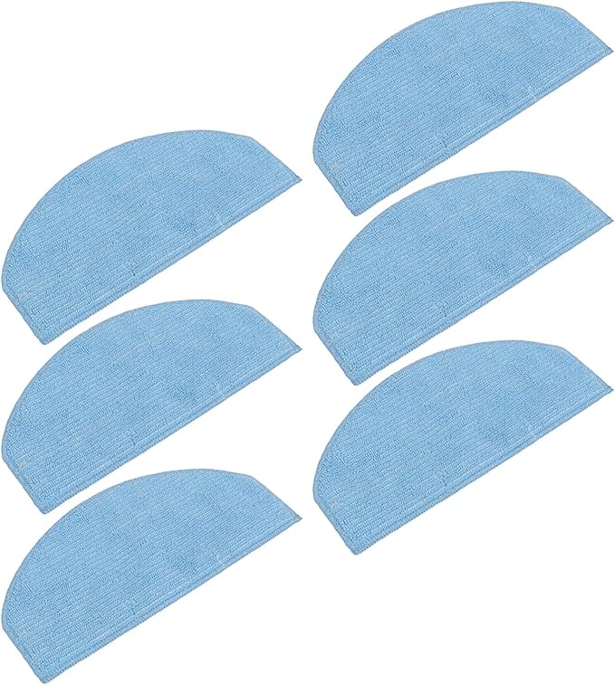 Consumable Accessories Parts for Tikom G8000 G8000 Pro for Laresar Evol 3, 10PCS Vacuum Mop Cloth Pads Reusable Soft Microfiber Mop Cloth Washable Robot Vacuum Mop Wipes
