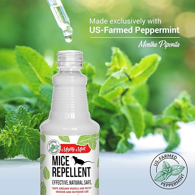 Mighty Mint - 16oz Peppermint Oil Mice Repellent Spray