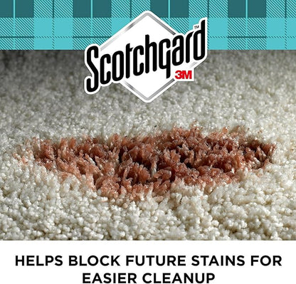 Scotchgard Rug & Carpet Cleaner, Fabric Cleaner Blocks Stains, Cleaning Sprays Make Cleanup Easier, 14 oz