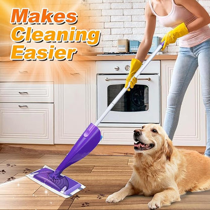 Mop Pads Refills for Swiffer Wet Jet Spray Mops Disposable Replacement Mopping Pads, Wood Floor Cleaning Cloths, Thickness & Absorbent (24 Pack White)