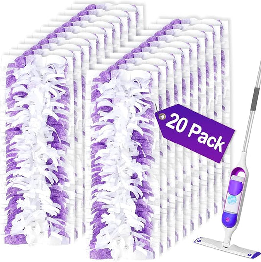 20PCS Disposable Mopping Pads Refills for Swiffer PowerMop,Replacement with Swiffer Power Mop Refills for Swiffer Power Mop Pads Multi-Surface for Floor Cleaning