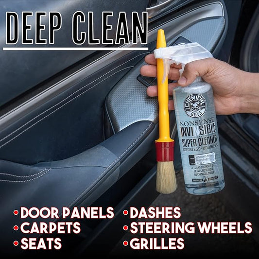 Chemical Guys SPI_993_16 Nonsense Colorless & Odorless All Surface Super Cleaner (For Vinyl, Rubber, Plastic, Carpet) Safe for Home, Garage, Cars, Trucks, SUVs, RVs & More, 16 fl oz, Unscented